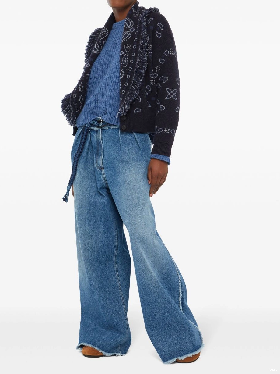 Affordable knitted bandana-pattern bomber Alanui Women jacket 0718